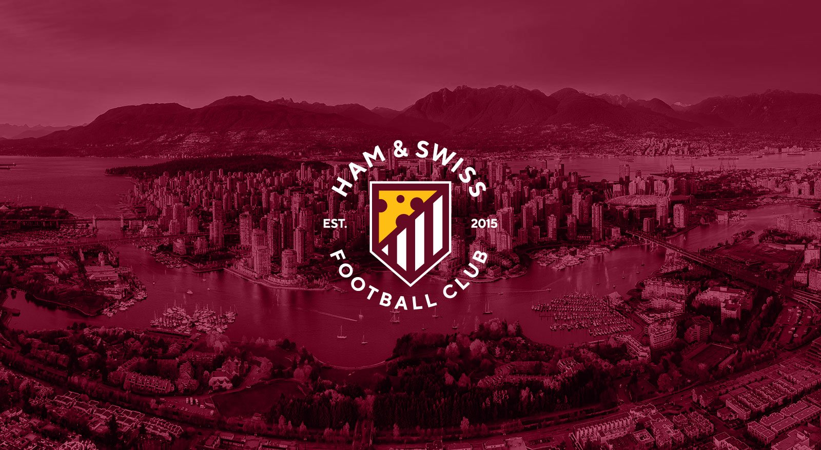 Ham & Swiss Football Club custom soccer logo design