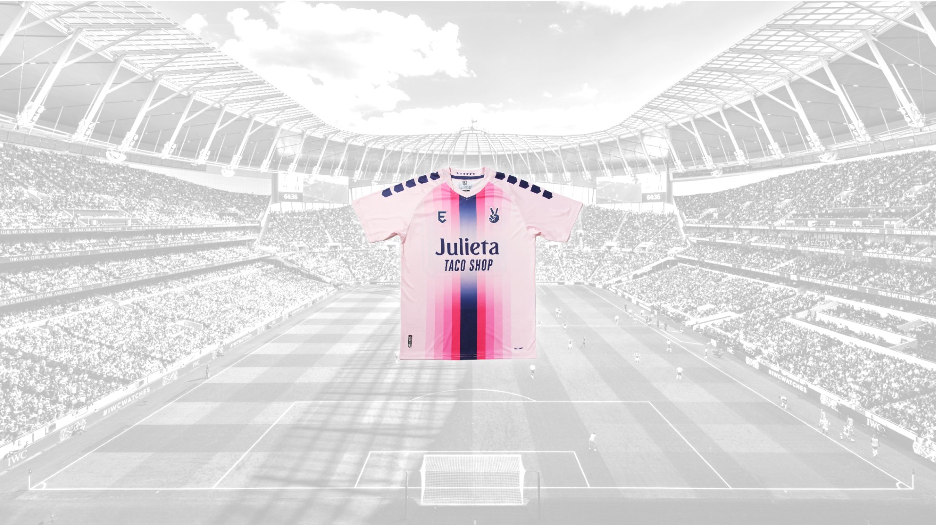 Vibes FC custom short-sleeved soccer jersey design