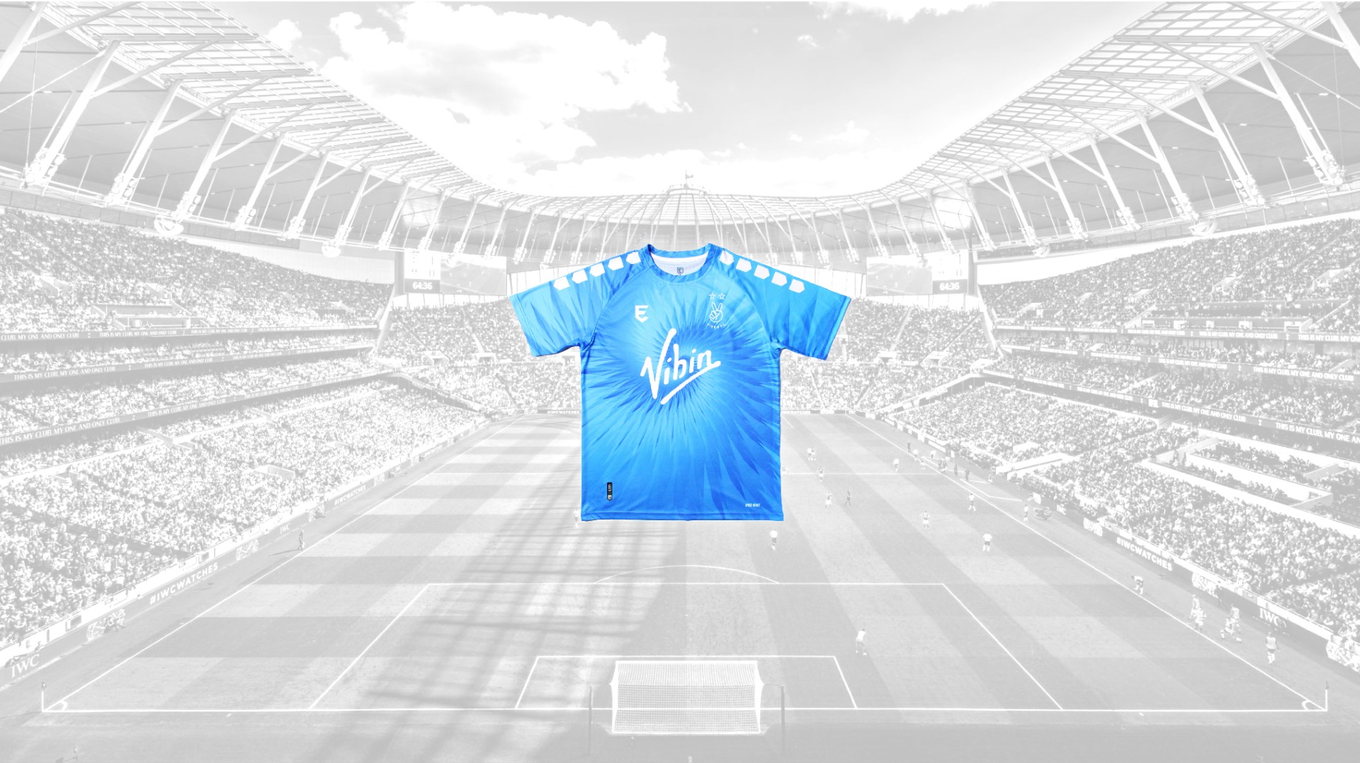 Vibes FC custom short-sleeved soccer jersey design