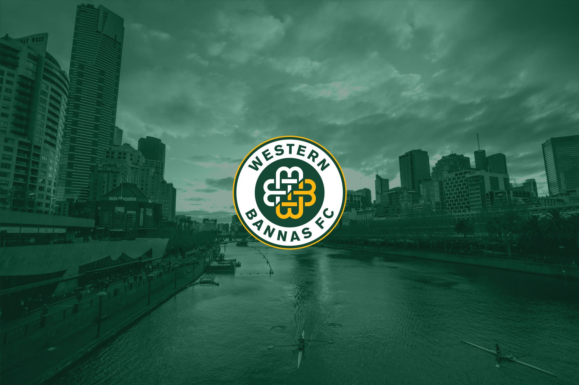 Western Bannas FC custom soccer logo design