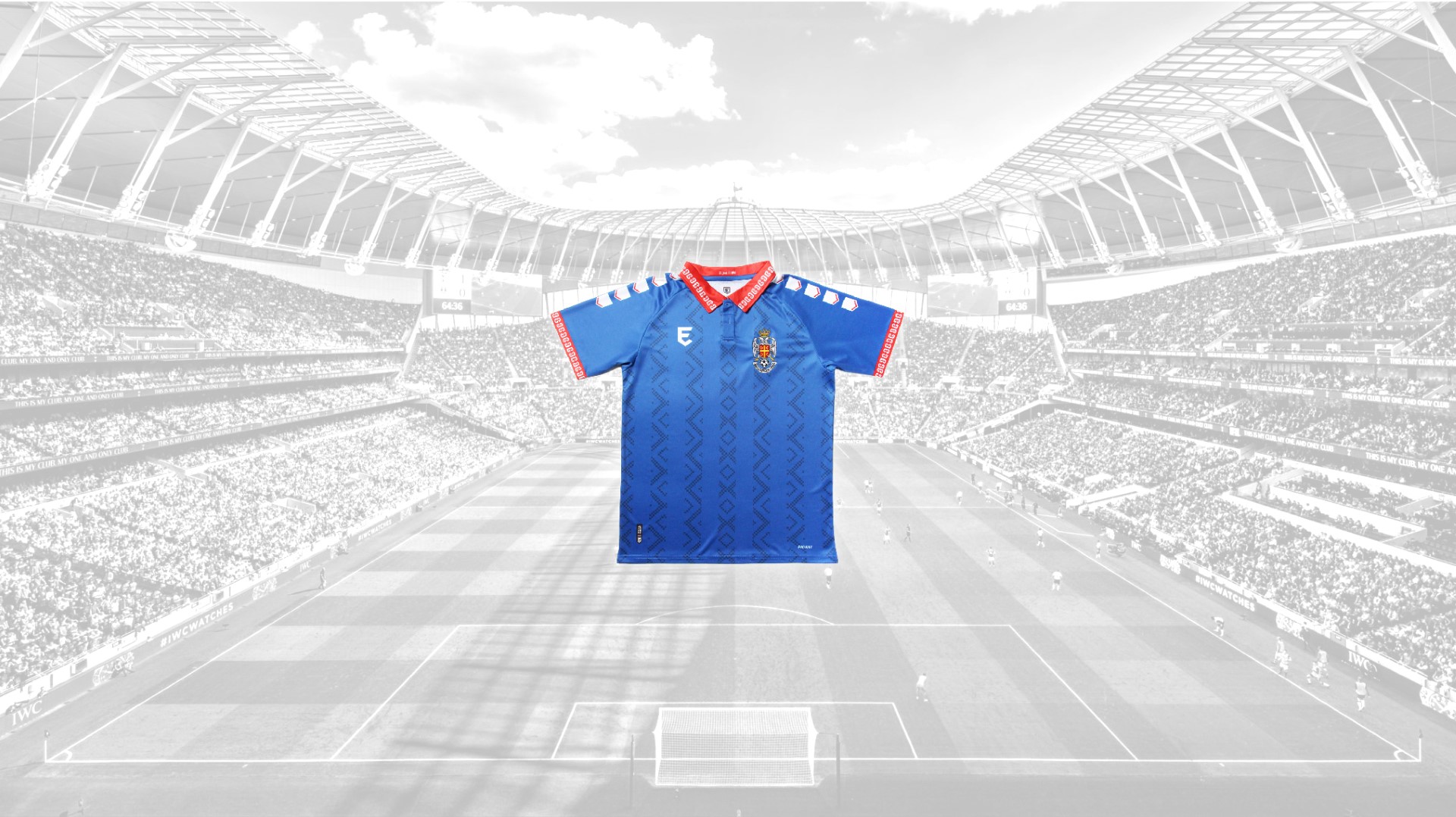 Windsor Serbs custom short-sleeved soccer jersey design